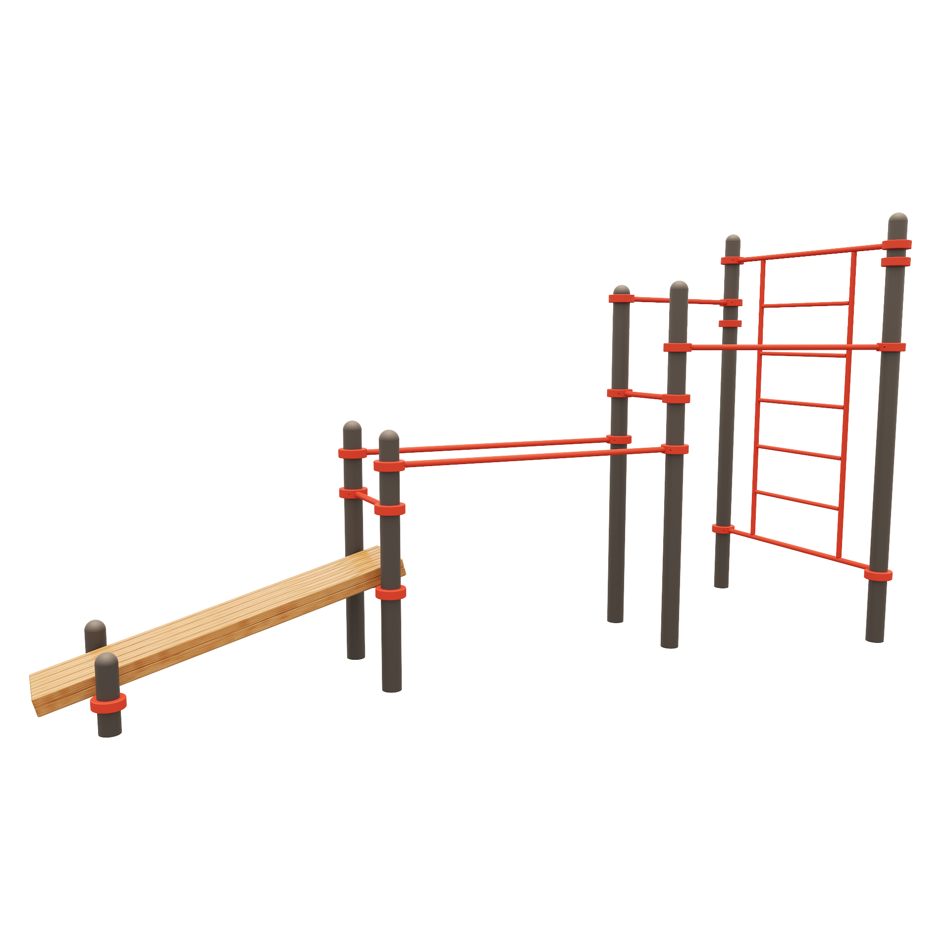 Воркаут-комплекс "Атлант" для спорт площадки